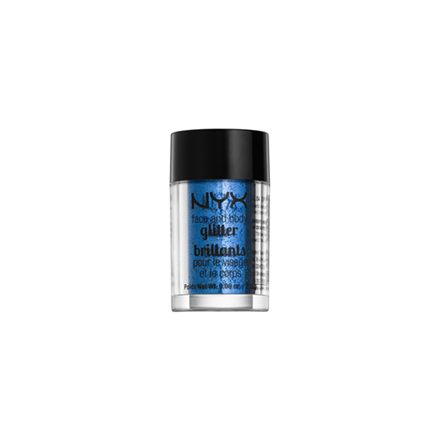 Макияж NYX Professional Makeup Блестки Face and Body Glitter 01 (Цвет 01 Blue variant_hex_name 2B638A)