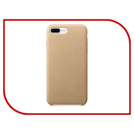 Аксессуар Чехол APPLE iPhone 7 Plus Leather Case Tan MMYL2ZM/A