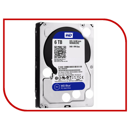 Жесткий диск 6Tb - Western Digital WD60EZRZ