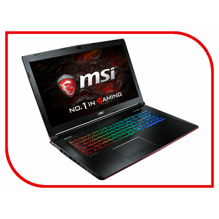 Ноутбук MSI GE72VR 6RF-244XRU 9S7-179B11-244 Intel Core i7-6700HQ 2.6 GHz/8192Mb/1000Gb + 128Gb SSD/DVD-RW/nVidia GeForce GTX 1060 3072Mb/Wi-Fi/Bluetooth/Cam/17.3/1920x1080/DOS