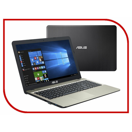 Ноутбук ASUS X541SC-XXO34T 90NB0CI1-M01260 Intel Pentium N3710 1.6 GHz/4096Mb/500Gb/nVidia GeForce 810M 1024Mb/Wi-Fi/Bluetooth/Cam/15.6/1366x768/Windows 10 64-bit