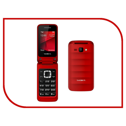 Сотовый телефон teXet TM-304 Red ТМ-304