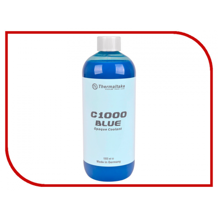 Аксессуар Thermaltake C1000 Opaque Coolant 1000ml Blue CL-W114-OS00BU-A C1000 Opaque Coolant CL-W114-OS00BU-A