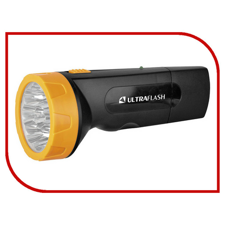 Фонарь UltraFlash LED3829 Black-Yellow 11240