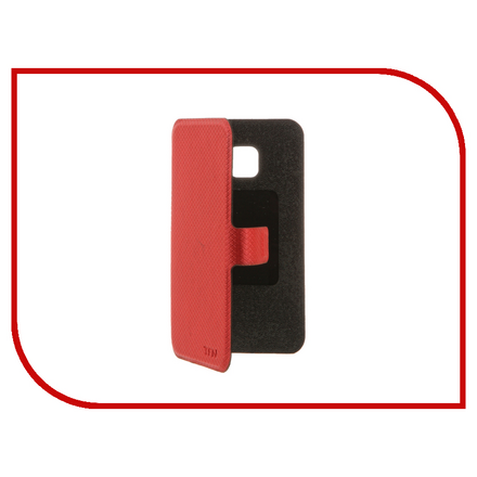 Аксессуар Чехол Samsung Galaxy J1 mini J105 2016 TFN FlipCover Red TFN-BC-05-006PURD