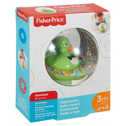 Fisher Price Развивающая игрушка Уточка цвет зеленый DVH21_DVH73