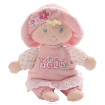 Gund Мягкая игрушка My First Dolly Small Blonde Rattle 18 см 4053916