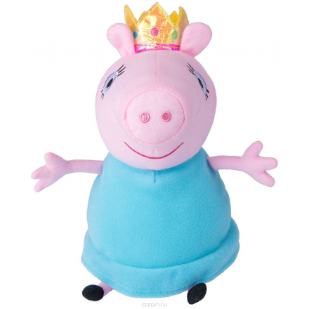 Peppa Pig Мягкая игрушка Мама Свинка-королева 30 см 31153