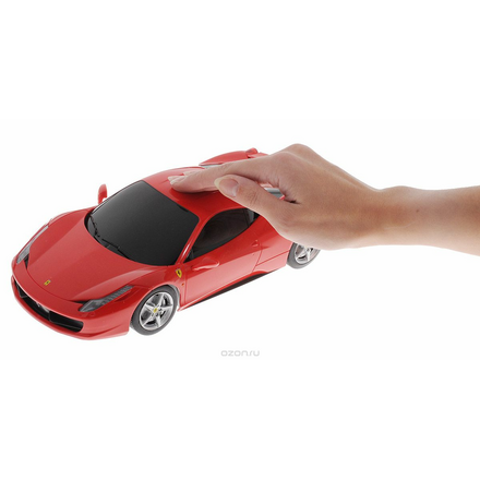 Rastar Радиоуправляемая модель Ferrari 458 Italia цвет красный масштаб 1:18 53400-10