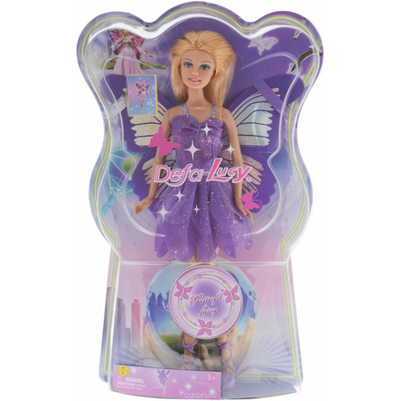 Defa Кукла Butterfly Fairy цвет платья фиолетовый 8135d_фиолетовый