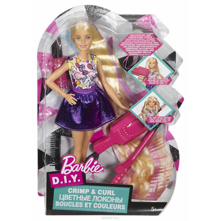 Barbie Кукла Цветные локоны DWK48_DWK49