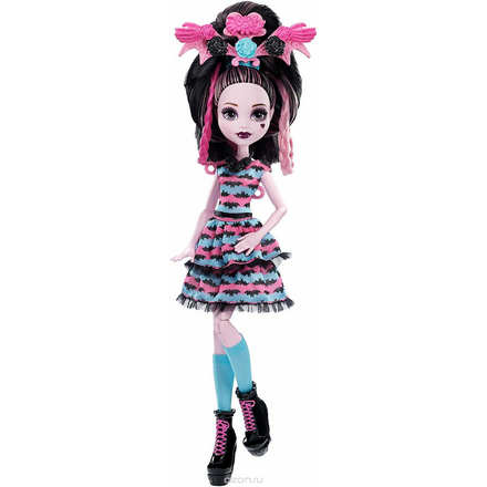 Monster High Кукла Стильные прически Дракулауры DVH36