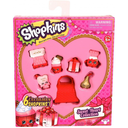 Shopkins Набор фигурок Сладкое Сердечко 6 шт 56221