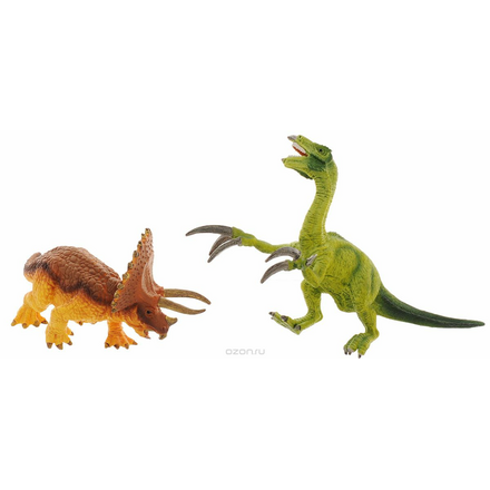 Schleich Набор фигурок Трицератопс и теризинозавр 42217