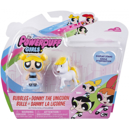 Powerpuff Girls Набор фигурок Пузырек и Донни Единорог 22311_Пузырек и Донни Единорог