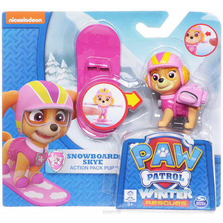 Paw Patrol Фигурка Skye со сноубордом 16655_20070733