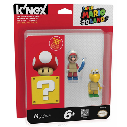 K'nex Набор фигурок Boomerang Mario Koopa Troopa & Mystery Figure 38868