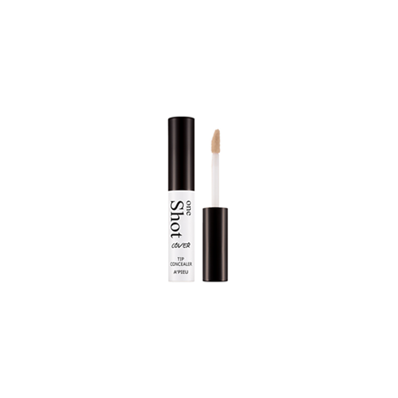 Консилер A'pieu One Shot Cover Tip Concealer SPF30 PA++ 21 (Цвет 21 Light Beige variant_hex_name E8C0A4)