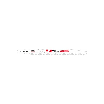 Пилка по металлу stl 007 bi (5 шт; 133х9.6х1.27 мм; 105 мм; bim) wilpu 280500005