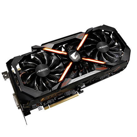 Видеокарта GIGABYTE GeForce GTX 1080 8192Mb, GV-N1080AORUS X-8GD AORUS DVI, HDMI, 3xDP Ret