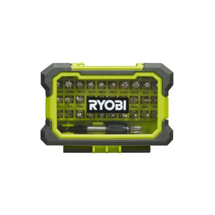 Набор бит с быстросъемным держателем бит 60 мм (32 шт) ryobi rak32msd