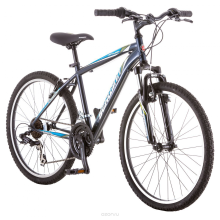 Велосипед горный Schwinn "High Timber", для мальчика, рама 14", колеса 24", 21 скорость, цвет: синий S2448B