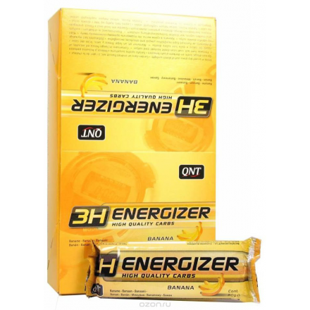 QNT Энергетический тортик Energizer Bar 3H, банан, 80 г QNT1055