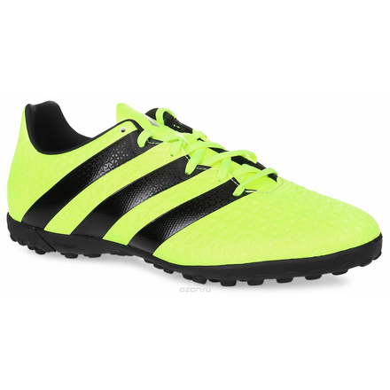 Бутсы мужские Adidas "Ace 16.4 tf", цвет: желтый, черный. Размер 10 (43) S31976