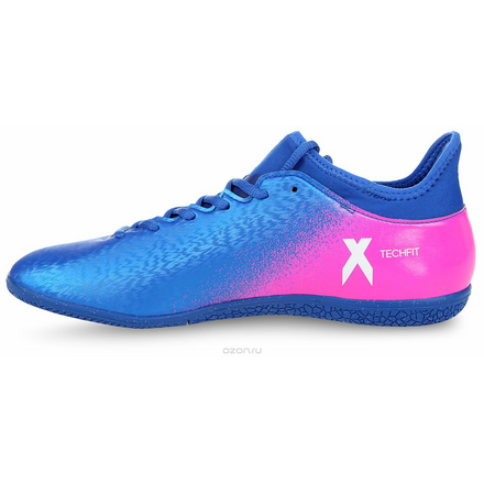 Бутсы для футзала мужские adidas "X 16.3 In", цвет: синий. BB5678. Размер 10 (43)