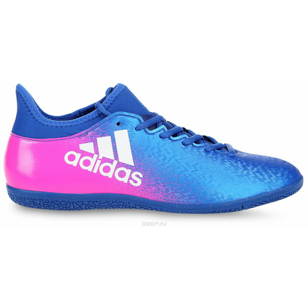 Бутсы для футзала мужские Adidas "X 16.3 In", цвет: синий. BB5678. Размер 8,5 (41)