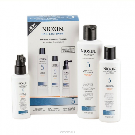 Nioxin System 5 Kit XXL - Набор (Система 5) 300 мл+300 мл+100 мл 81543679/7961