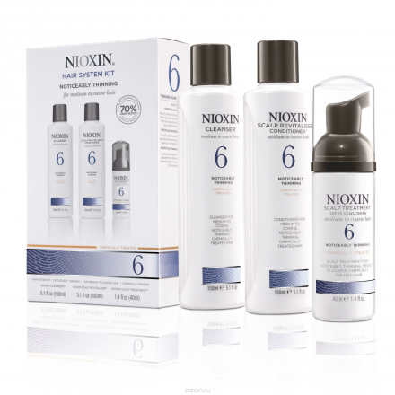 Nioxin System 6 Kit XXL - Набор (Система 6) 300 мл+300 мл+100 мл 81543680/7992