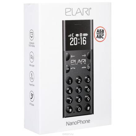 Elari NanoPhone, Black NP1 black