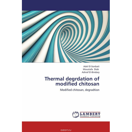 Thermal degrdation of modified chitosan