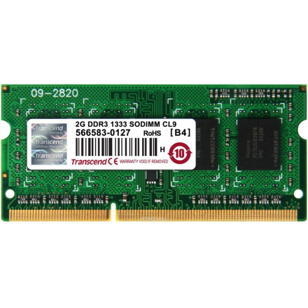 Transcend DDR3 SODIMM 2GB 1333МГц модуль оперативной памяти TS256MSK64V3N