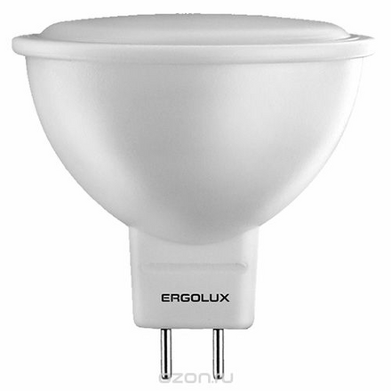 Лампа светодиодная "Ergolux", цоколь GU5.3, 172-265V, 5W, 4500К 12157