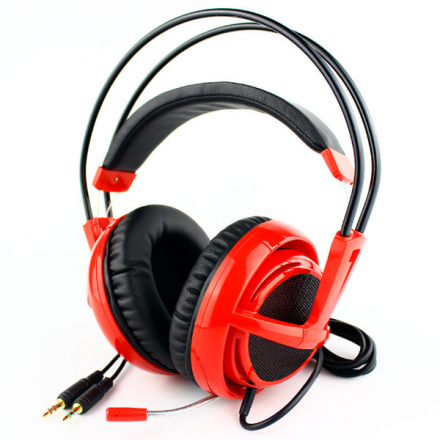 Игровые наушники Steelseries Siberia v2 Full-Size Headset MSI Edition