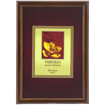 Фоторамка Vertigo "Veneto", цвет: коричневый, 10 х 15 см 12179 WF-019/179_коричневый