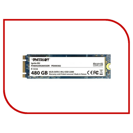 Жесткий диск 480Gb - Patriot Memory Ignite M3 mSATA PI480GSM3SSDR