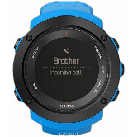 Часы спортивные Suunto "Ambit3 Vertical HR", цвет: голубой