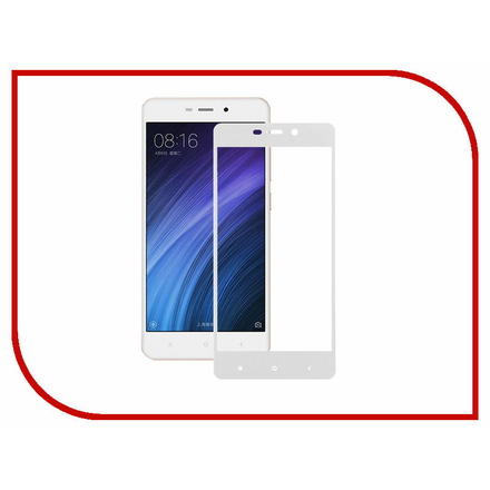 Аксессуар Защитное стекло Xiaomi Redmi 4A Mobius 3D Full Cover White