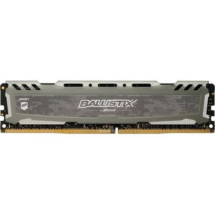 Crucial Ballistix Sport LT DDR4 8Gb 2666 МГц, Gray модуль оперативной памяти (BLS8G4D26BFSBK)