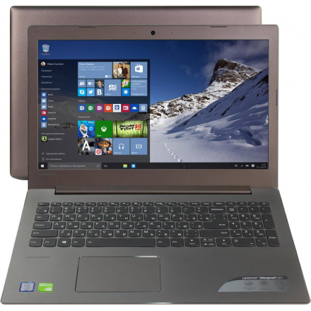 Ноутбуки Lenovo IdeaPad 520-15IKB 80YL00H0RK (Intel Core i3-7100U 2400 Mhz/15.6&amp;quot;/1920х1080/4096Mb/500Gb HDD/DVD нет/NVIDIA GeForce 940MX/WIFI/DOS (без ОС))