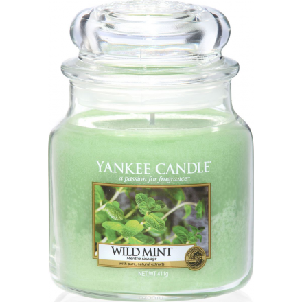 Ароматическая свеча Yankee Candle "Дикая мята / Wild Mint", 65-90 ч