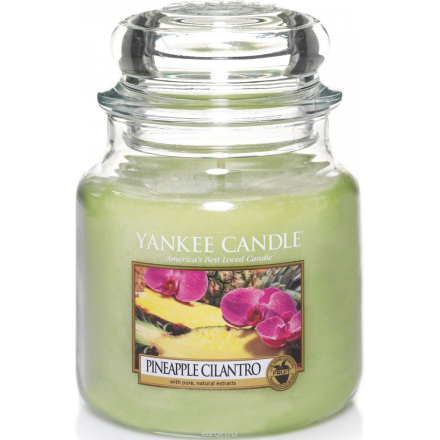 Ароматическая свеча Yankee Candle "Ананас и кинза / Pineapple Cilantro", 65-90 ч