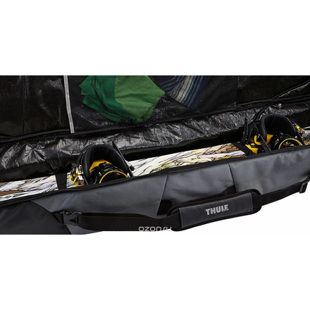 Чехол для сноуборда Thule "RoundTrip Double SnowBoard Roller", цвет: черный, для двух