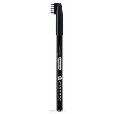 essence Карандаш для бровей eyebrow designer черный т.01, 1гр