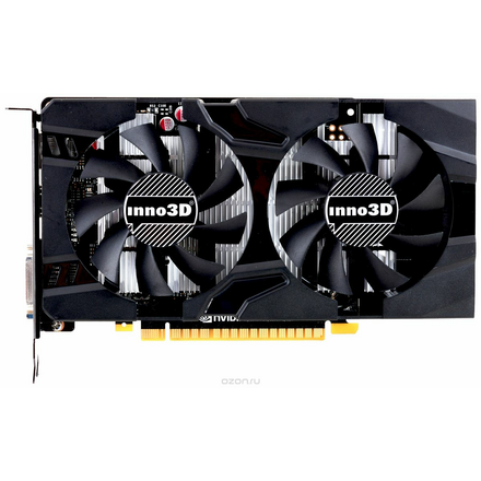 Inno3D GeForce GTX 1050 Ti Twin X2 4GB видеокарта (N105T-1DDV-M5CM)