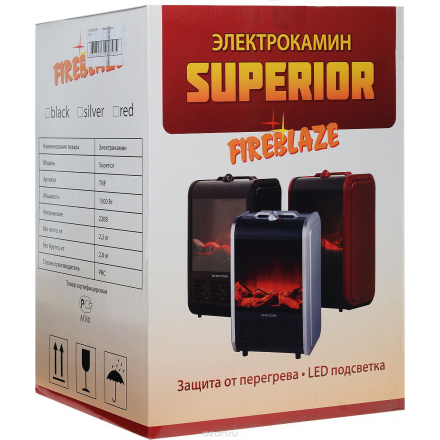 RealFlame Superior, Silver камин декоративный Superior SILVER