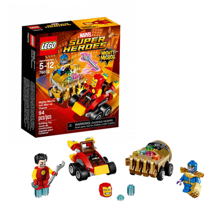 Конструктор LEGO Lego Super Heroes Mighty Micros 76072 Лего Супер Герои Железный человек против Таноса